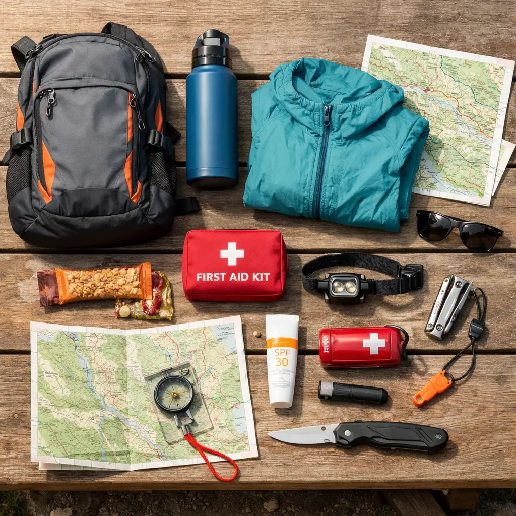 hiking packing list